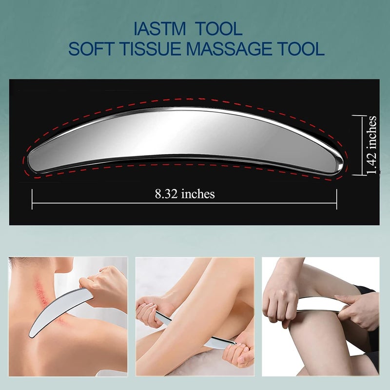 - (Sbc Muscles Scraping Tool Set, Stainless Steel Scraping Massage Tools - Image 2