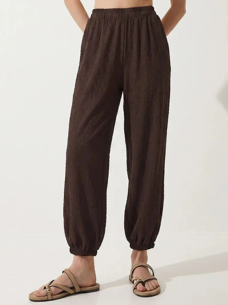 السعادة في إسطنبول ISTANBUL Women's Ankle-length Crepe Salwar Pants