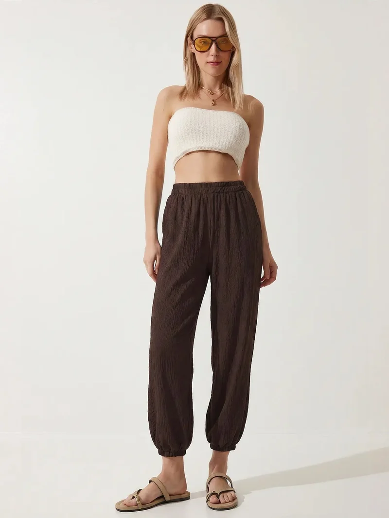 السعادة في إسطنبول ISTANBUL Women's Ankle-length Crepe Salwar Pants