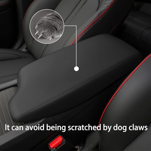 faccaibbg Armrest for Hyundai Sonata 2020-2023 Black Arm Rest Cover for Car2020 2021 2022 2023 Hyundai Sonata Accessories Center Console Cover. - Image 5