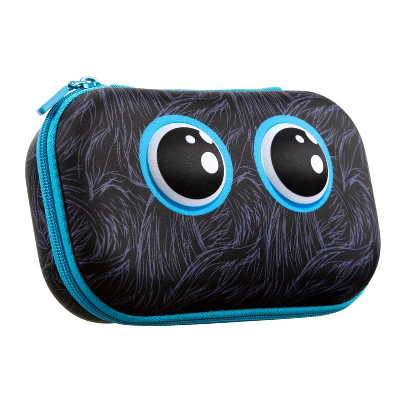 ZIPIT Beast Pencil Box for Boys Large Capacity Fun Pencil Case for School Stationery Organizer Box Black