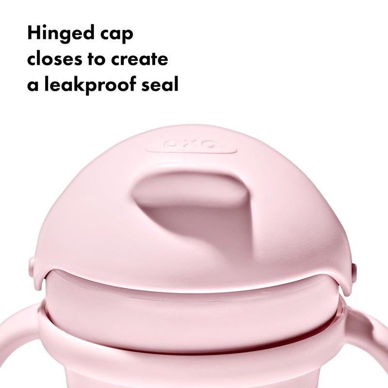 OXO Tot Transitions Straw Cup with Removable Handles - 6 oz. - Blossom - Image 5