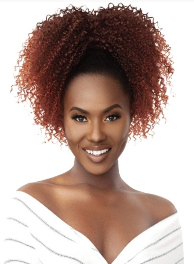 Outre Drawstring Ponytail Big Beautiful Hair 4A KINKY KOILS 14" (2T1/30) - Image 1