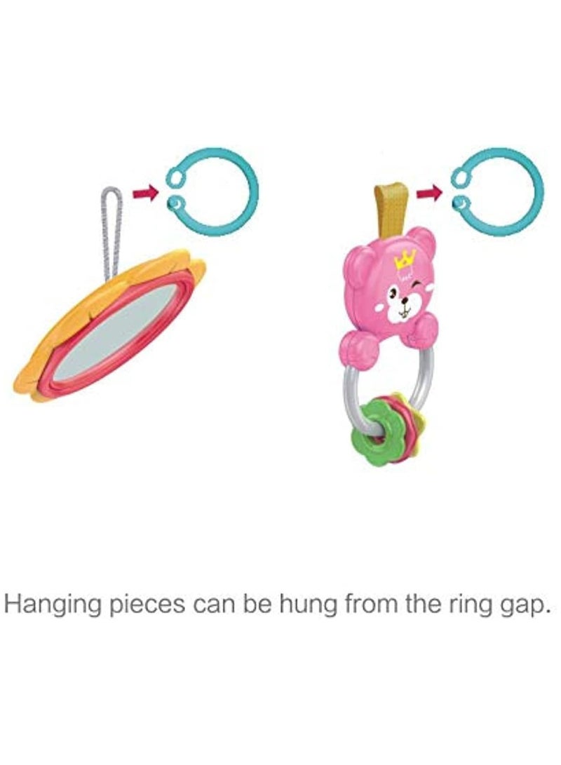 بونكا بساط لعب بيانو للياقة البدنية للاطفال حديثي الولادة 3 في 1 مع موسيقى وضوء لمرح الرضع مع خشخيشة من بونكا - Image 2