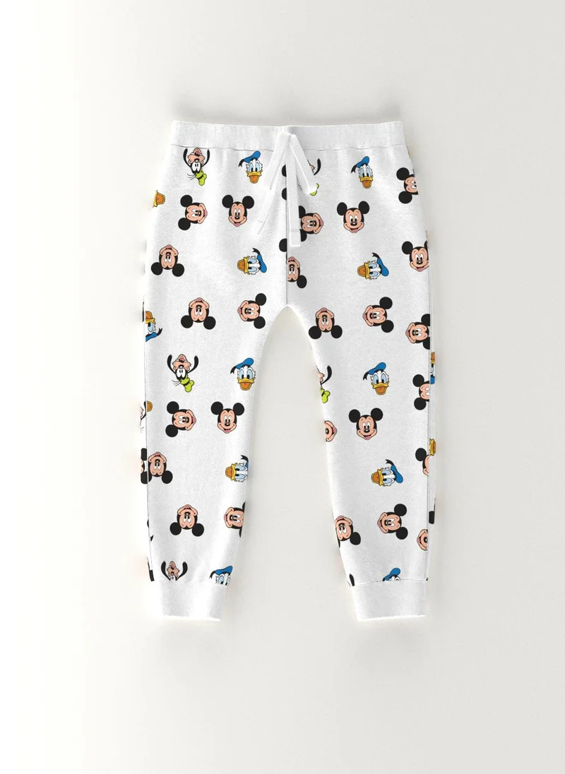 Nautinati Nautinati Boys' Cotton Mickey & Donald Duck Printed T-shirt and Joggers