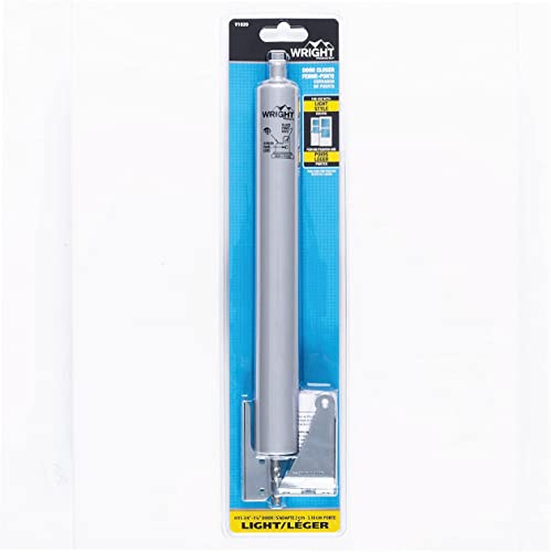 Wright Products Standard Duty Pneumatic Screen & Storm Door Closer – Adjustable Closing Speed, Quiet Operation, Easy Installation (Transitional, Aluminum) - Image 2