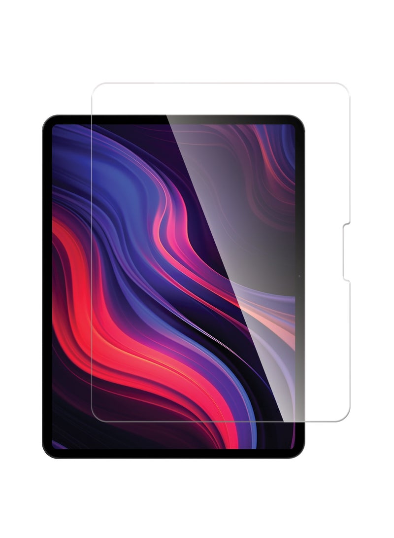 Moxedo Ultra Shield Tempered Glass Screen Protector HD Clear 9H Hardness Micro Curved Edges with Installation Guide Compatible with   iPad 13 Air 2024 M2 - Image 1