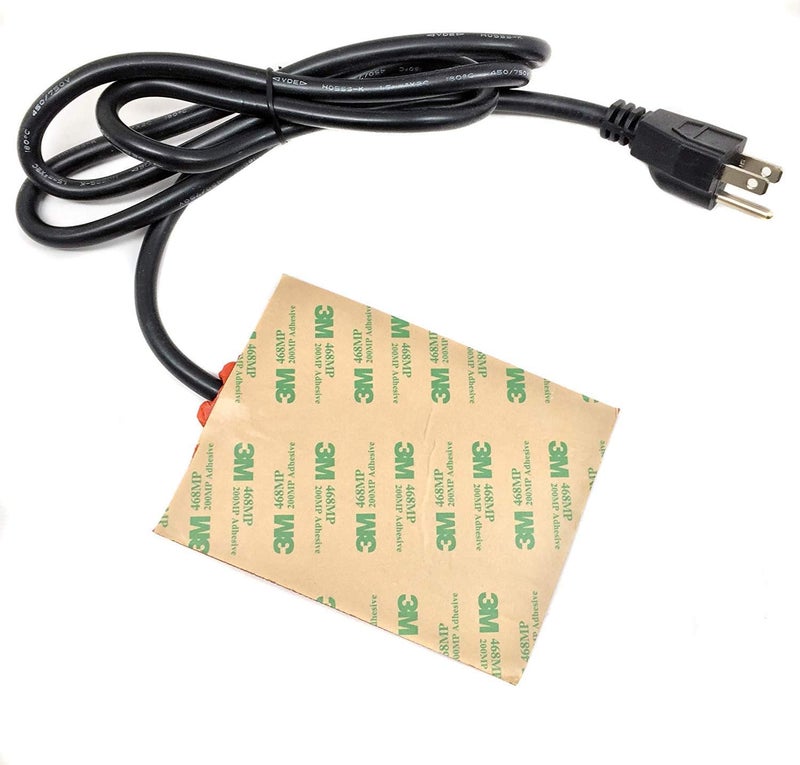 APSG ENGINE BLOCK HEATER Pan 3M stick on Pad (120V U.S.A. / Long CORD) Designed for:V6 / 6 Cylinder Engines - Image 2