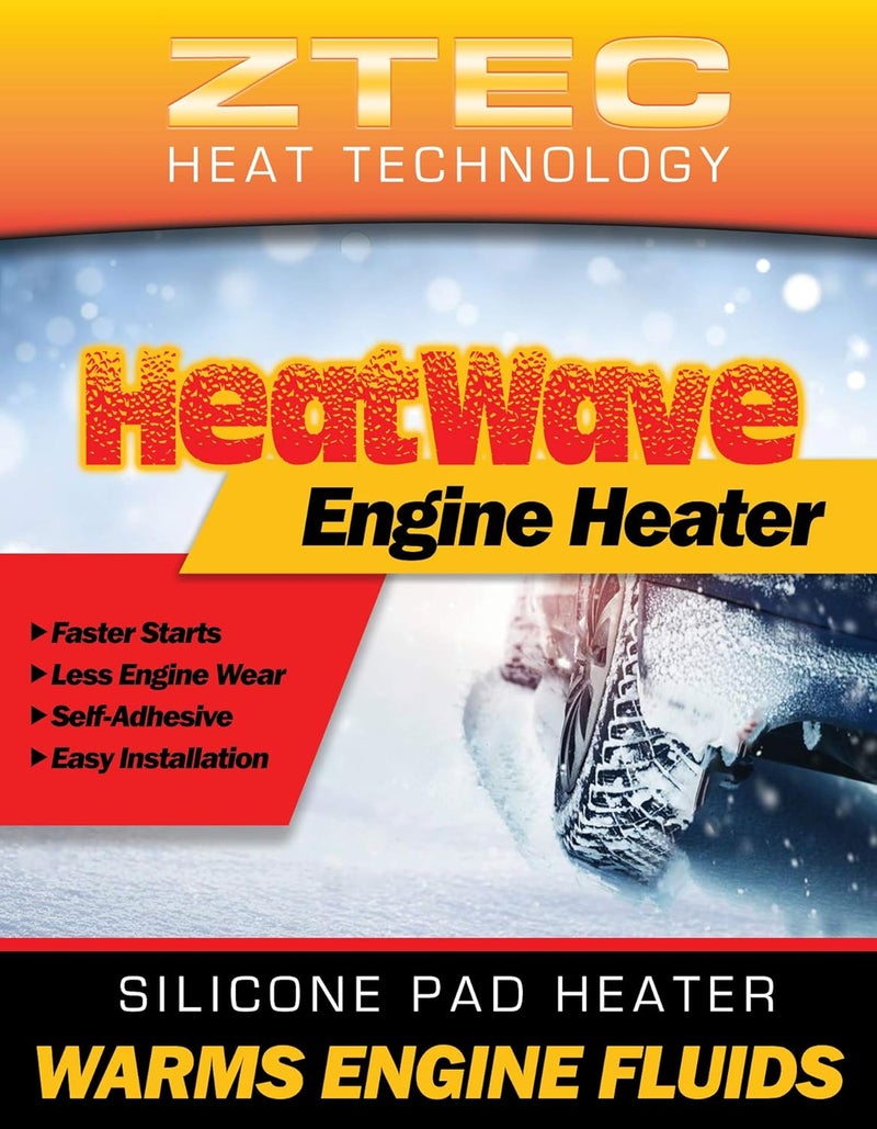 APSG ENGINE BLOCK HEATER Pan 3M stick on Pad (120V U.S.A. / Long CORD) Designed for:V6 / 6 Cylinder Engines - Image 4