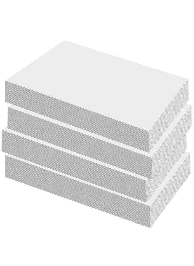 PINGEUI - 50 Sheets 3 X 5 Inch White Chipboard Medium Weight Chipboard Sheets White Cardboard Sheet For Scrapbooking Frames Art Prints Diy Project - Image 1
