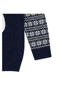 mothercare Mothercare Christmas Jumper Boys Xmas Festive Fairisle Winter Knitted 7-8 Years  - Image 3