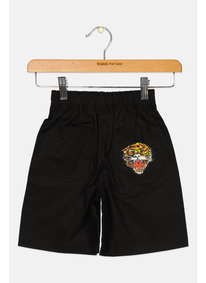 Toddlers Boy Brand logo Pull On Shorts, Black - pzsku/Z4C27C229F78D8592405FZ/45/_/1737642632/2c301541-960d-494d-9493-73565943d46f