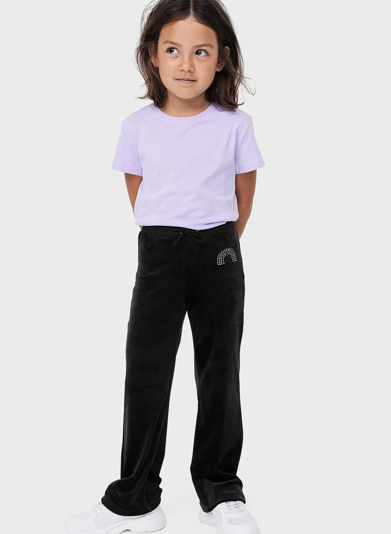 H&M Kids Essential Velour Trousers
