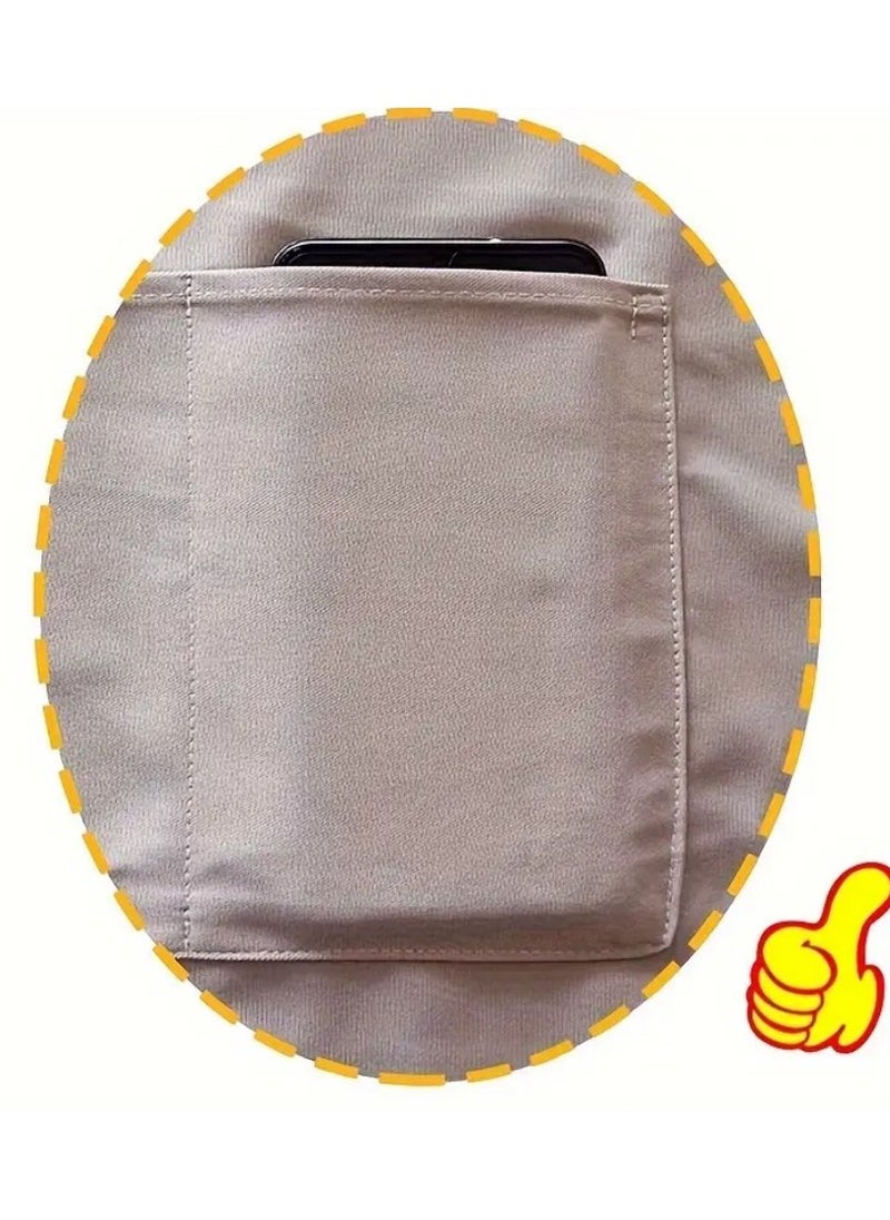 Generic - Waterproof and Oil-Resistant Kitchen Apron with Microfiber Side Towels for Hand Wiping, Fabric Apron with Front Pockets, Suitable for Cooking and Baking, Versatile Apron for Men and Women, Ideal for Restaurants and Cafés - Image 1