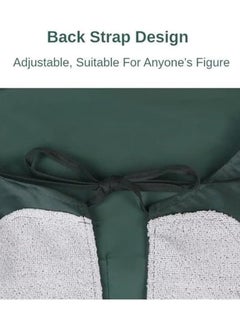 Generic Waterproof and Oil-Resistant Kitchen Apron with Microfiber Side Towels for Hand Wiping, Fabric Apron with Front Pockets, Suitable for Cooking and Baking, Versatile Apron for Men and Women, Ideal for Restaurants and Cafés  - Image 4