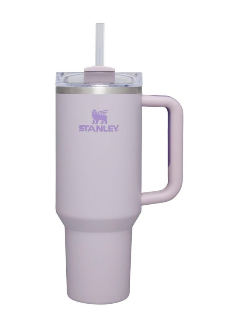 Stanley - Stainless Steel Vacuum Insulated Tumbler with Lid and Straw for Water, Iced Tea or Coffee, Smoothie and More, Orchid，(Packaging May Vary) 40 oz - Image 1