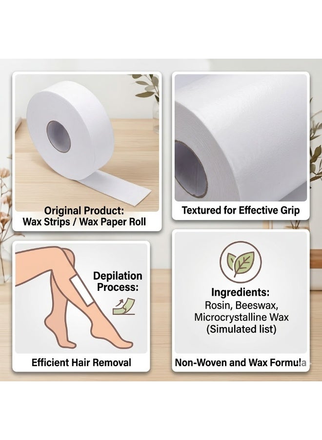 BLOOMING TIME Wax Paper Depilatory Roll for Hair Removal. - Image 3