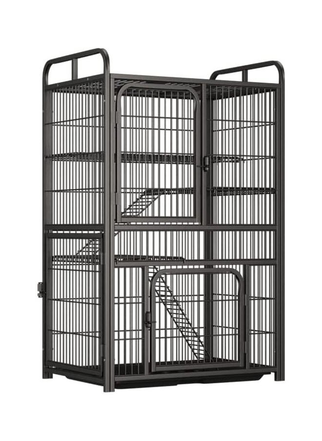 KLNAMAEAAN - Stackable Heavy Duty Luxury Foldable Pet Cage with Wheels and Door - Image 1