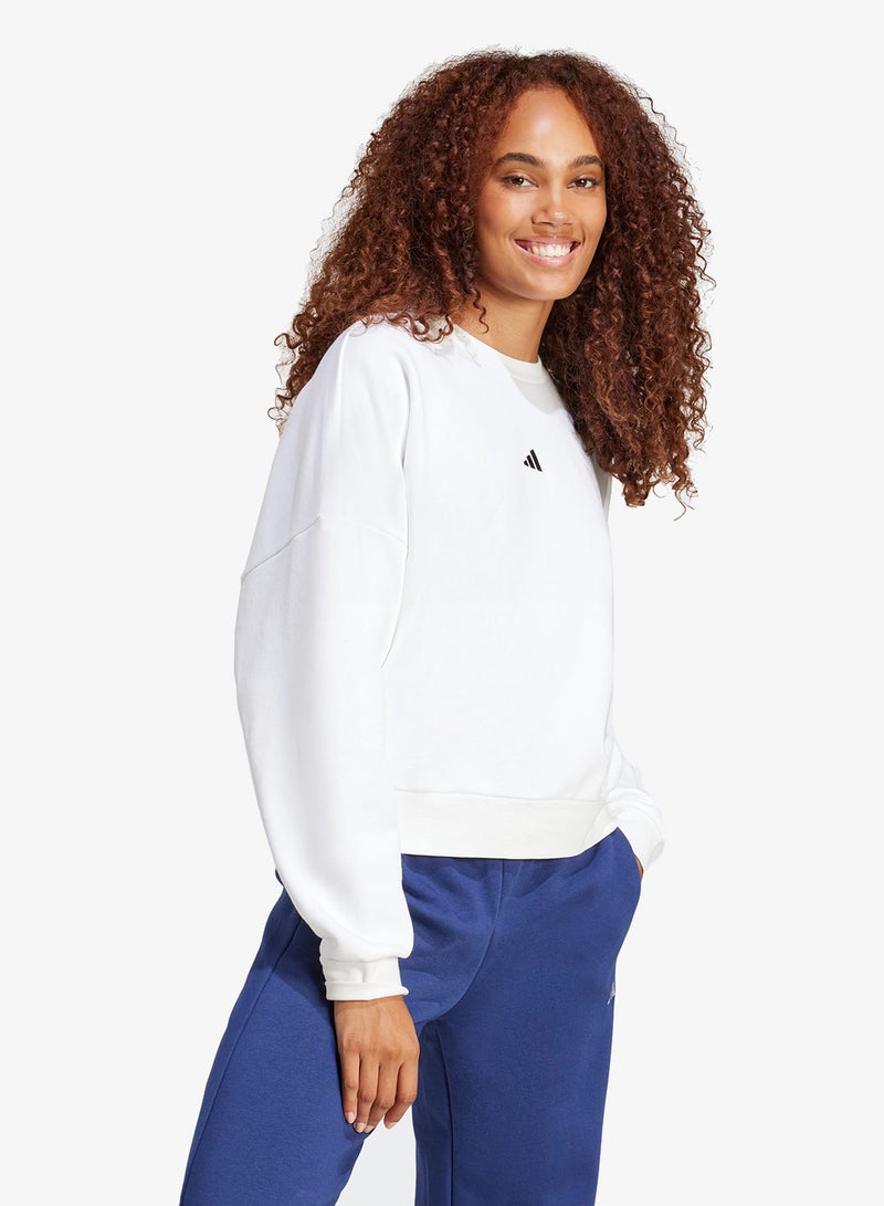 Adidas Small Logo French Terry Hoodie - Image 5