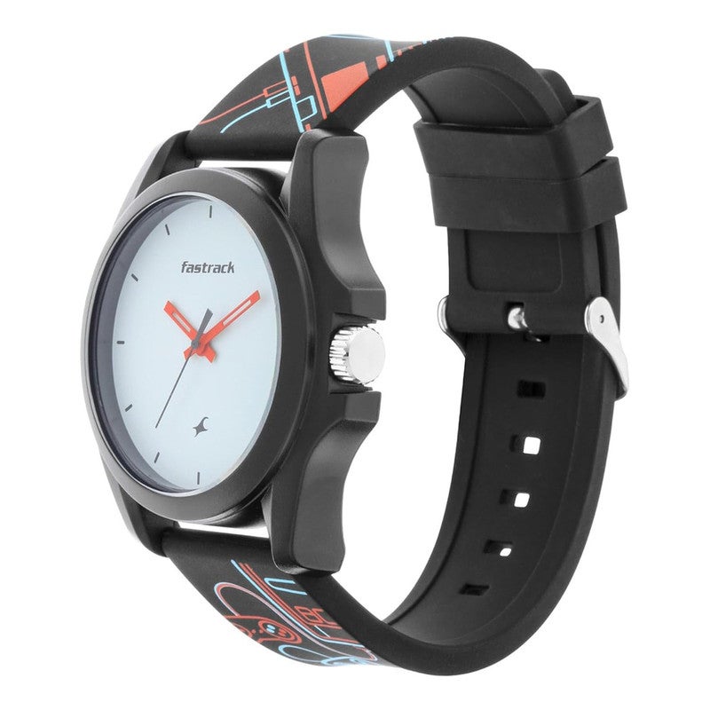 Fastrack Analog White Dial Unisex-Adult Watch-68011PP01 - Image 5