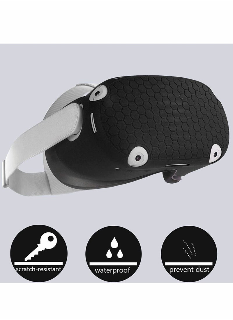Y&D - VR Case Front Protector Silicone Anti-Slip Anti-Scratch Anti-Dust Shockproof for Quest 2 - Image 1