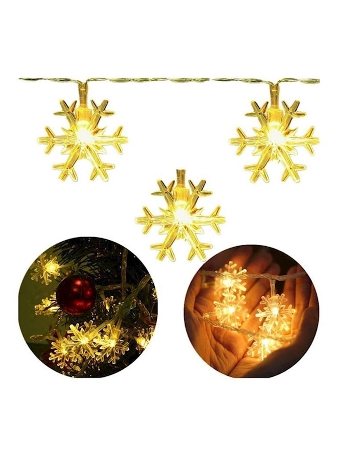 Generic 40 Led Fairy Snowflake Light White 6meter  - Image 2