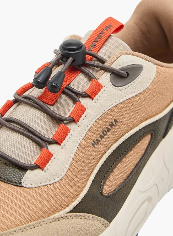 HAADANA Men Colourblock Sneakers with Lace-Up Closure