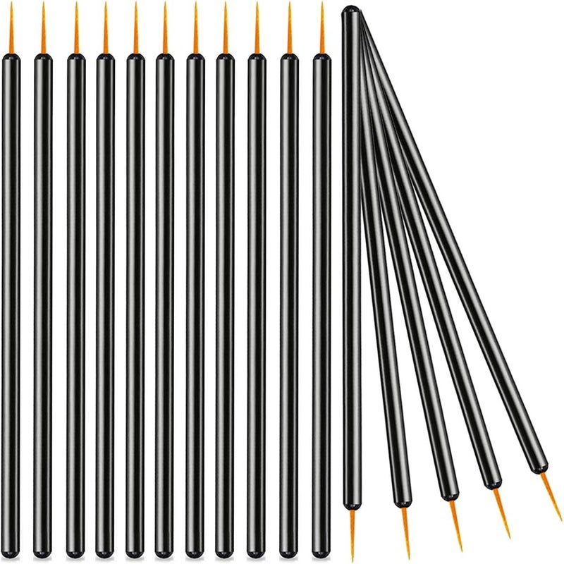 KingMas 100 Pack Disposable Eyeliner Brushes Applicator Makeup Eye Liner Wands - Image 1