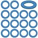 CKANDAY 15 Pcs Lower Unit Drain Plug Seal Gasket 3816 Gearcase Lube Oil Drain Screw Washer Replacement Compatible with Mercury Outboard Evinude Mercruiser Outdrive Tohatsu Mariner Outboards 12191833 - Image 2