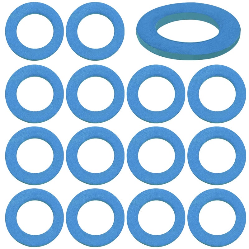 CKANDAY 15 Pcs Lower Unit Drain Plug Seal Gasket 3816 Gearcase Lube Oil Drain Screw Washer Replacement Compatible with Mercury Outboard Evinude Mercruiser Outdrive Tohatsu Mariner Outboards 12191833 - Image 3