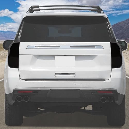 Jimen جيمين فيت لشيفروليه سوبربان/شيفي تاهو 2020-2023، غطاء تلوين ضوء الذيل المدخن، إطار ضوء الذيل - Image 5