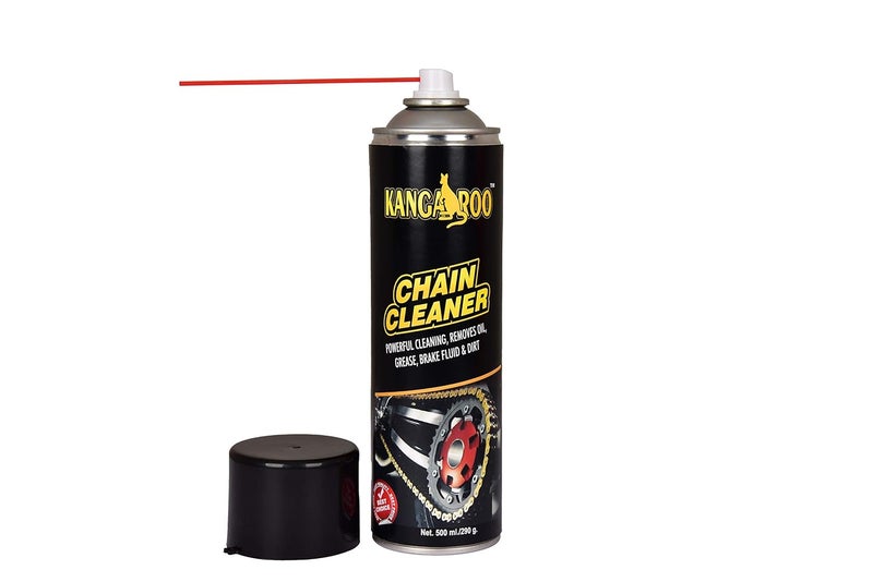 KANGAROO Motorcycle Bike Chain Cleaner Spray Degreaser For Cycle Motorcycle & Chain Driven Machines 500Ml (Pack Of 2). - Image 2