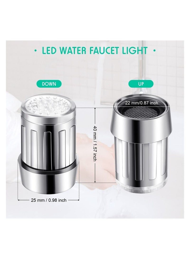 Y&D Color Changing Faucet Adapter, 3 Change Automatically LED Water Faucet, for Kitchen and Bathroom, Fixed  - Image 2