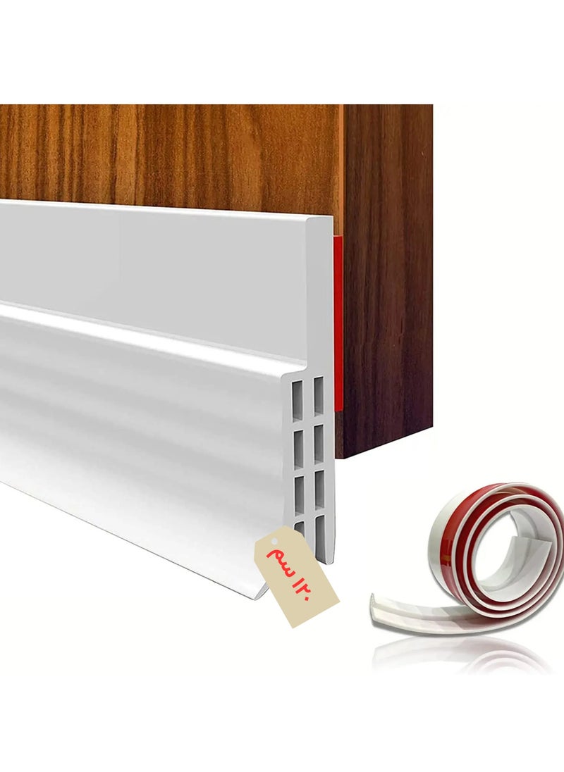 F.A.M.S Door Draft Stopper, 120 cm Length Under Door Seal, Door Sweep for Exterior & Interior Doors, Door Bottom Draft Blocker Dust and Noise Insulation  - Image 1