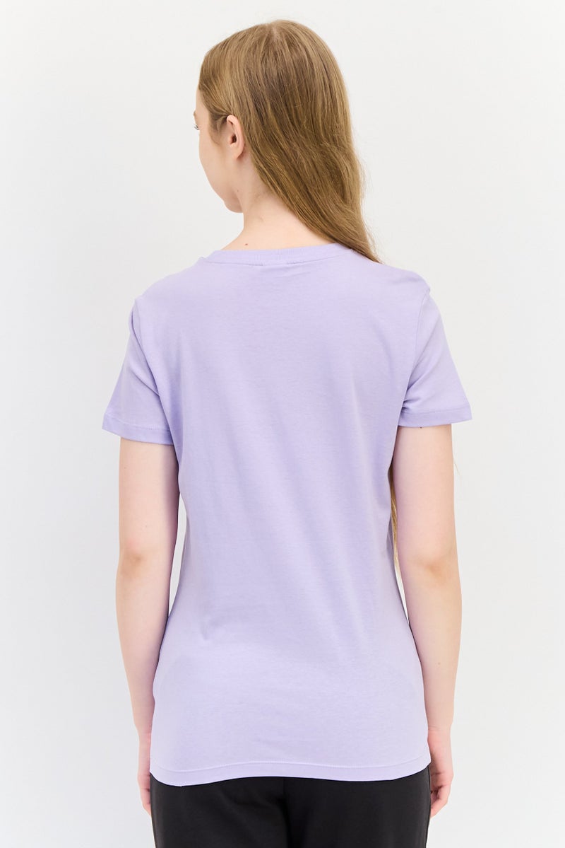PUMA Women Regular Fit Short Sleeve Outdoor T-Shirt, Lavender - Image 2