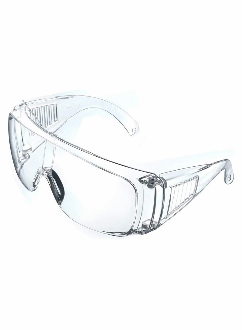 Safety Goggles, Protective Glasses Chemical Splash Resistant Goggle Clear Adjustable for Home Lab Workplace, DIY, Lab, Welding, Grinding, CyclingEye Protection 2 Packs - Image 1