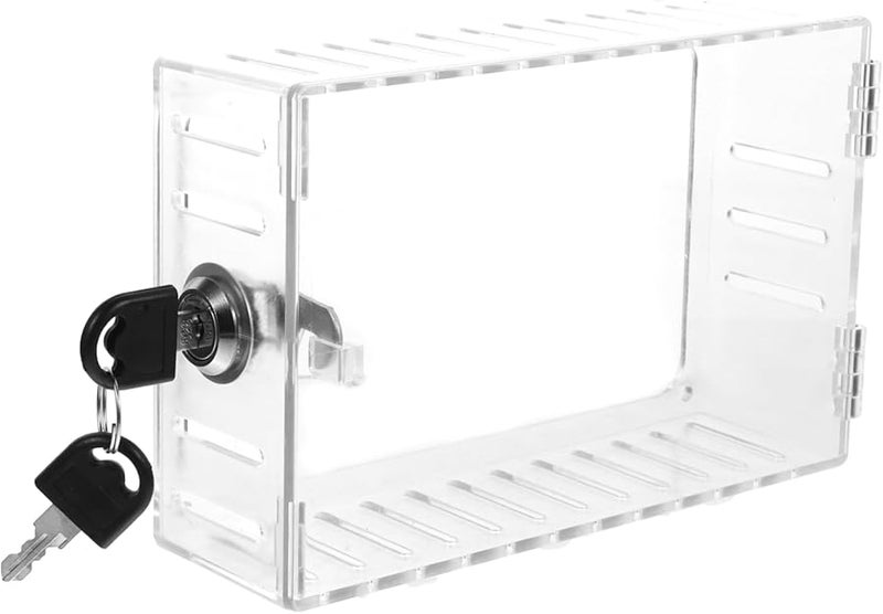 Large Universal Wall Thermostat Lock Box Protective Cover AC Thermostat Cover - Image 1