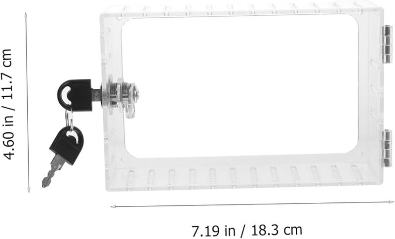 Large Universal Wall Thermostat Lock Box Protective Cover AC Thermostat Cover - Image 4