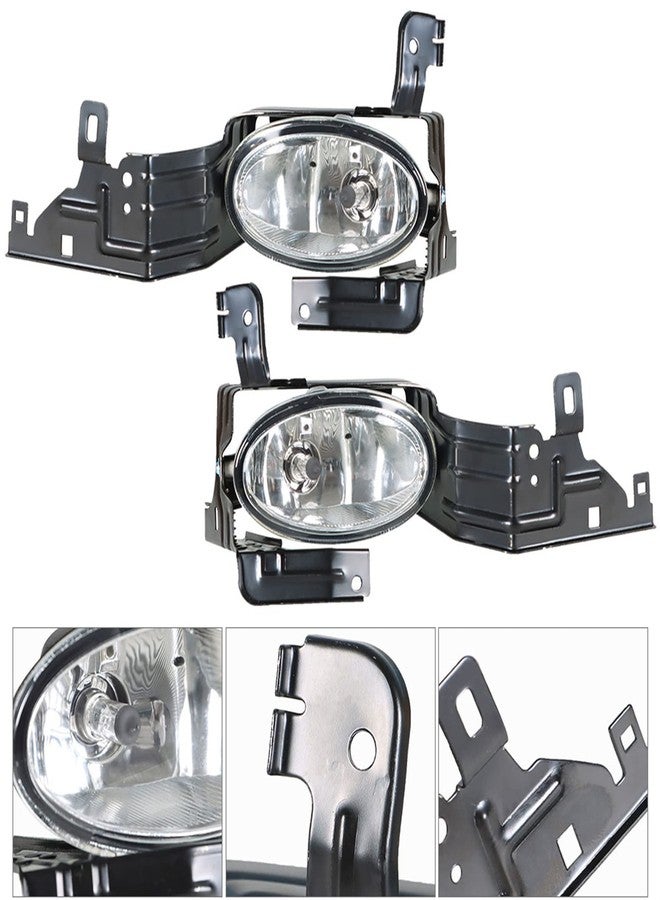 munirater 2-Pack Front Bumper Fog Light Assembly with Switch Wiring Kit Replacement for Accord Sedan 2011-2012 - Image 4