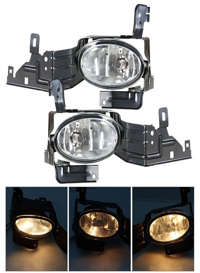 munirater 2-Pack Front Bumper Fog Light Assembly with Switch Wiring Kit Replacement for Accord Sedan 2011-2012 - Image 2
