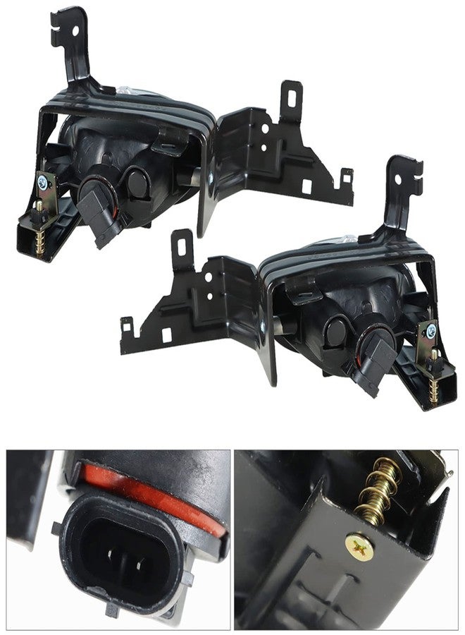 munirater 2-Pack Front Bumper Fog Light Assembly with Switch Wiring Kit Replacement for Accord Sedan 2011-2012 - Image 5