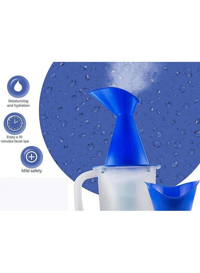 3 In 1 Vaporizer Steamer For Blocked Nose Cold & Cough | Face Steamer Multii Color 1Pcs