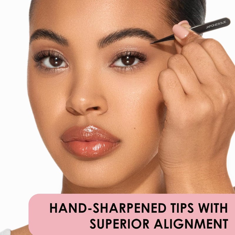Japonesque Slant & Point Tweezers Set - Image 3