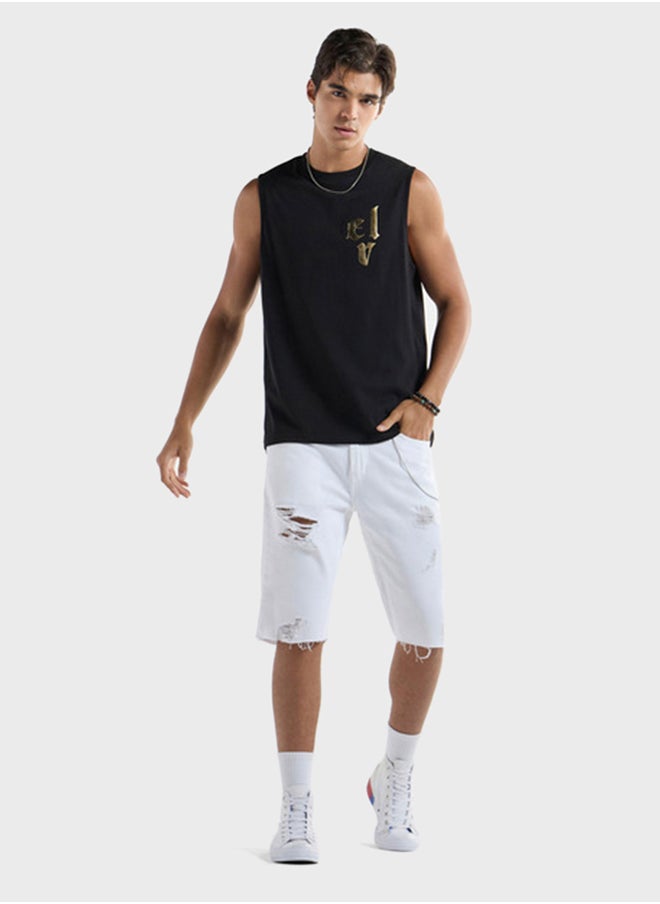 FAV Dragon Print Sleeveless T-Shirt  - Image 4