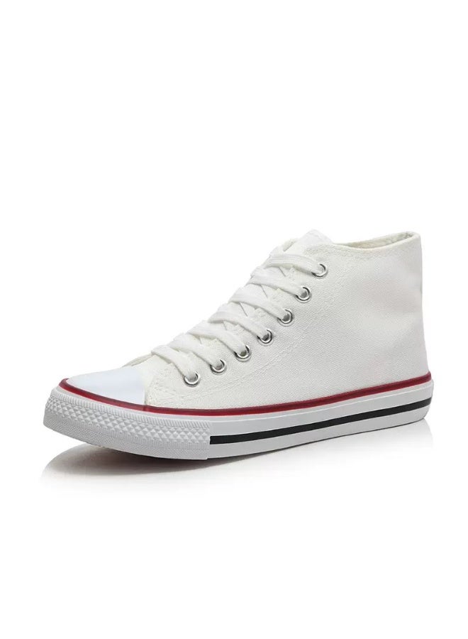 CONVERSE White High - Top Canvas Sneakers - Image 2