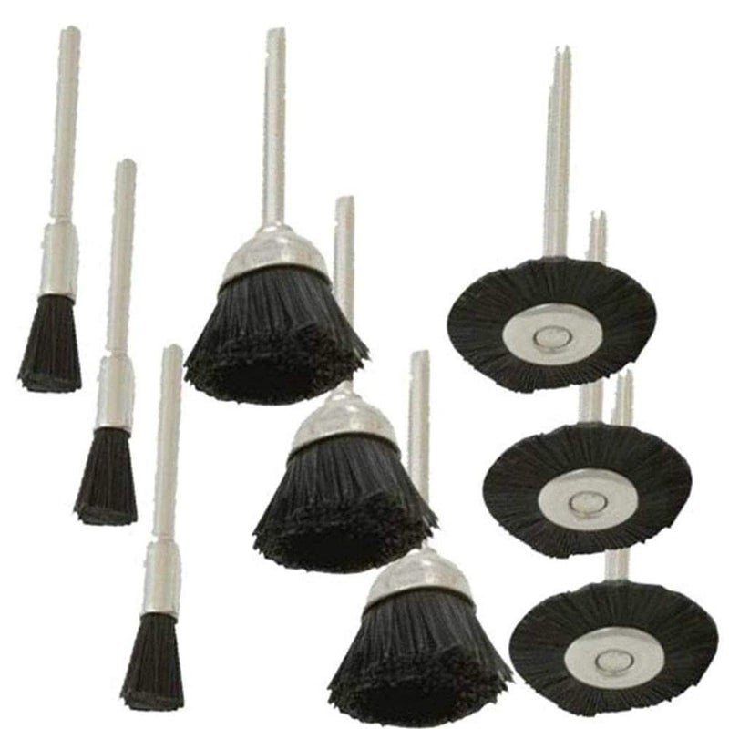 Diy Crafts 12709 11692 Nylon Wire Wheel Brushes for Dremel Rotary Tools Polish Clean 1/8'', Multicolor, 45 Piece - Image 3