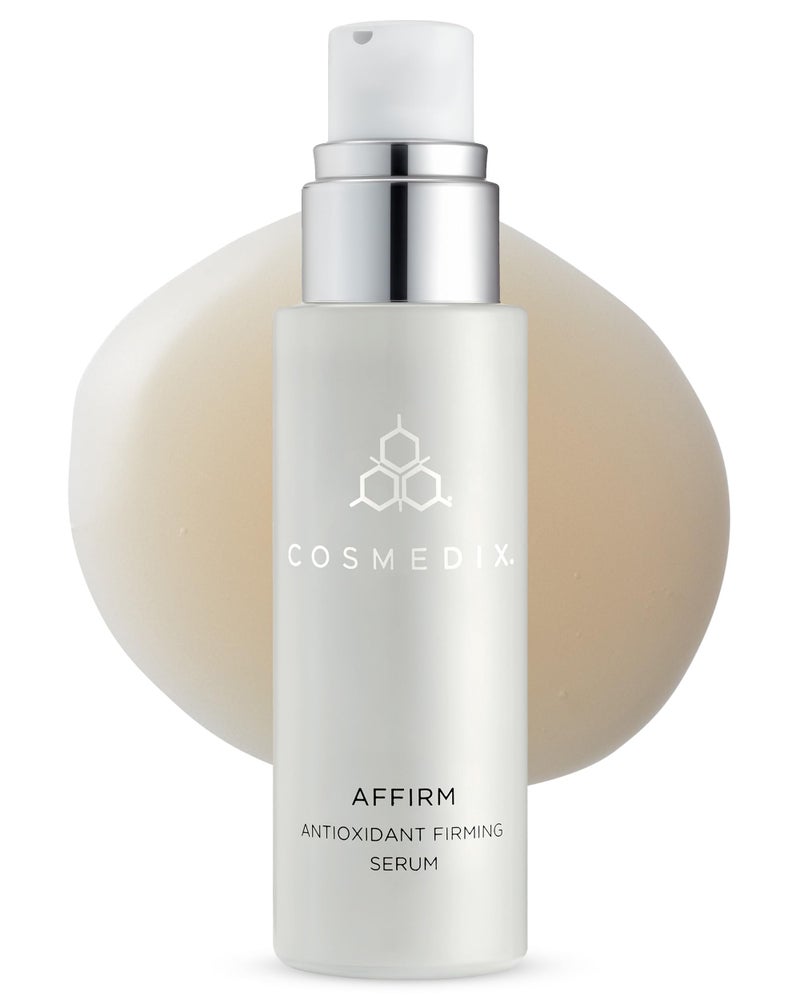 COSMEDIX Affirm Antioxidant Firming Serum - Tightening & Lifting Facial Serum with Essential Oils & Vitamin E for Firmer, Smoother & Healthier-Looking Skin -Skin Care for Fine Lines & Uneven Skin Tone - Image 1