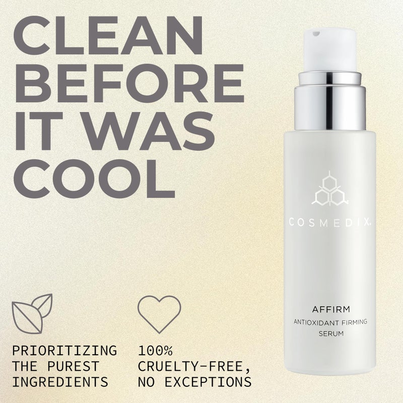 COSMEDIX Affirm Antioxidant Firming Serum - Tightening & Lifting Facial Serum with Essential Oils & Vitamin E for Firmer, Smoother & Healthier-Looking Skin -Skin Care for Fine Lines & Uneven Skin Tone - Image 5