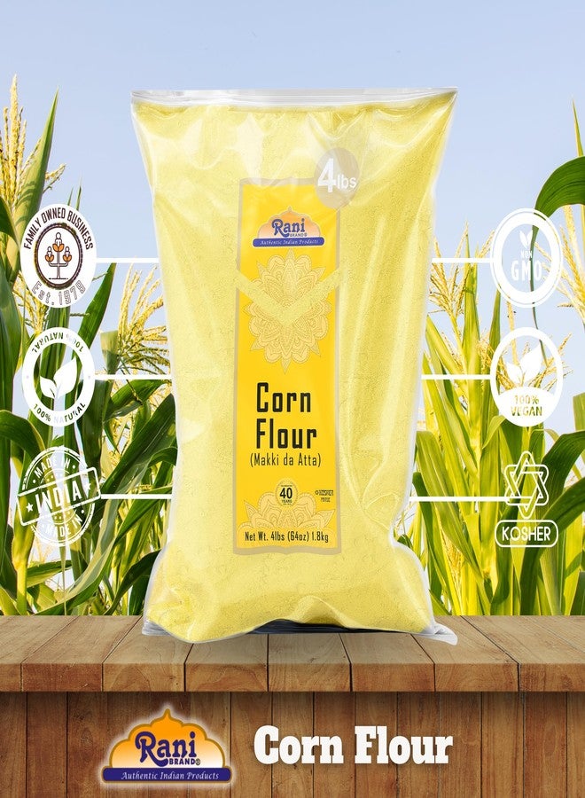 Rani Brand Authentic Indian Products Rani Corn Flour (Makki ka Atta) 64oz (4lbs) 1.81kg Bulk ~ All Natural | Vegan | Gluten Friendly | NON-GMO | Indian Origin - Image 4