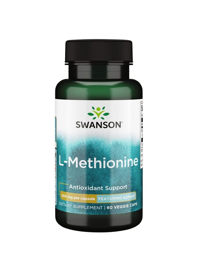 Swanson ULT L-METHIONINE AJI 500MG 60 Veg CP - Image 1